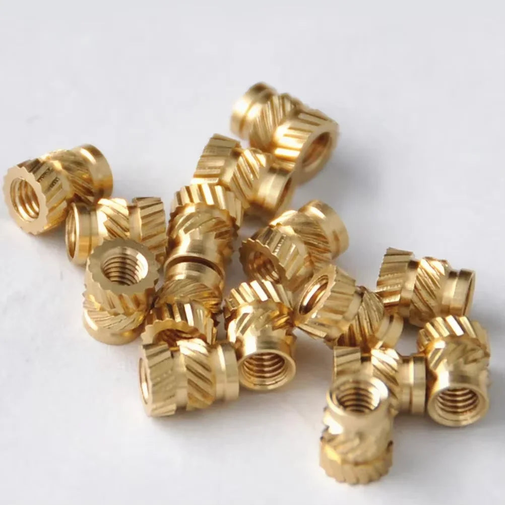 M3 Brass Heat Set Threaded Inserts M3x5x4 for 3D Printing – 20pk Threaded Insert Nuts QXL