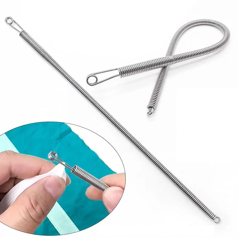 Flexible Drawstring Threader – Spring Steel Wire Stringing Tool Drawstring Threader QXL