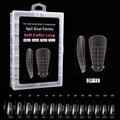 140-Pc French Nail Dual Form Molds | 14 Sizes, Reusable Nail Extension Molds QXL DF-13