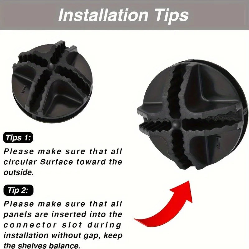 Storage Cube Connectors | Wardrobe, Shoe Cabinet & Pet Cage Cube Storage Connectors QXL