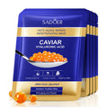 SADOER Caviar Hyaluronic Acid Face Masks 5-Pack | Brightening Hydrating Sheet Mask QXL Default Title