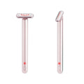 EMS Microcurrent Eye Massager | 7-Color LED & Heated Infusion Eye Beauty Massager QXL pink