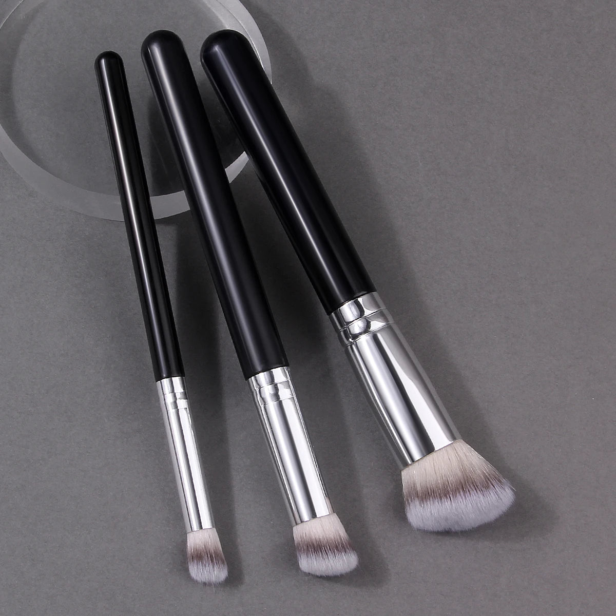 KOSSHOW 3-Pc Foundation & Concealer Brush Set | Flawless Finish Makeup Brush Set QXL