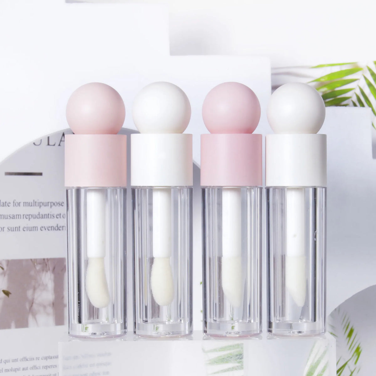 5ml Empty Lip Gloss Tube – Clear PETG Refillable Container Lip Gloss Container QXL