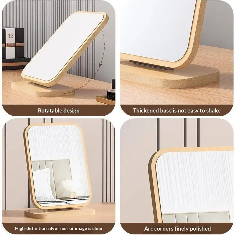 Double-Sided HD Desktop Makeup Mirror | 360° Adjustable Vanity Makeup Mirror QXL