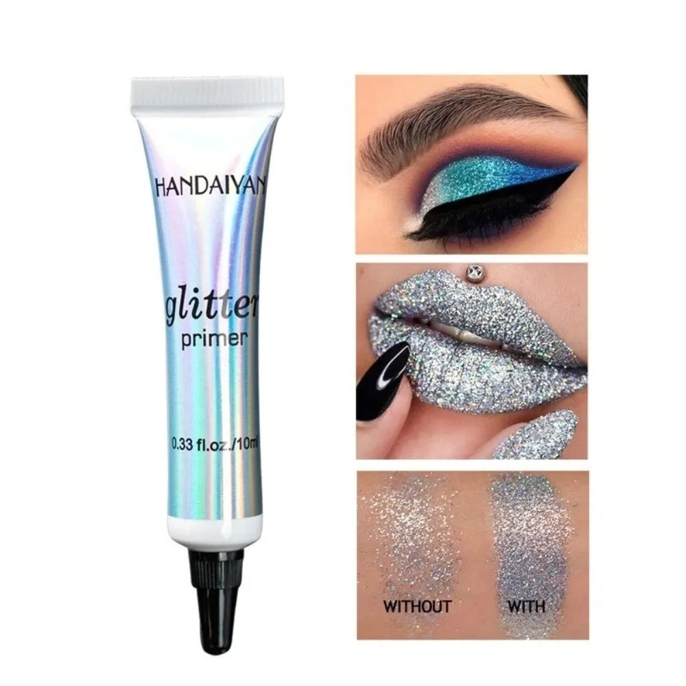 Army Green Glitter Eye Gel 10ml | Sequin Flash Eye Primer Glitter Eye Primer QXL