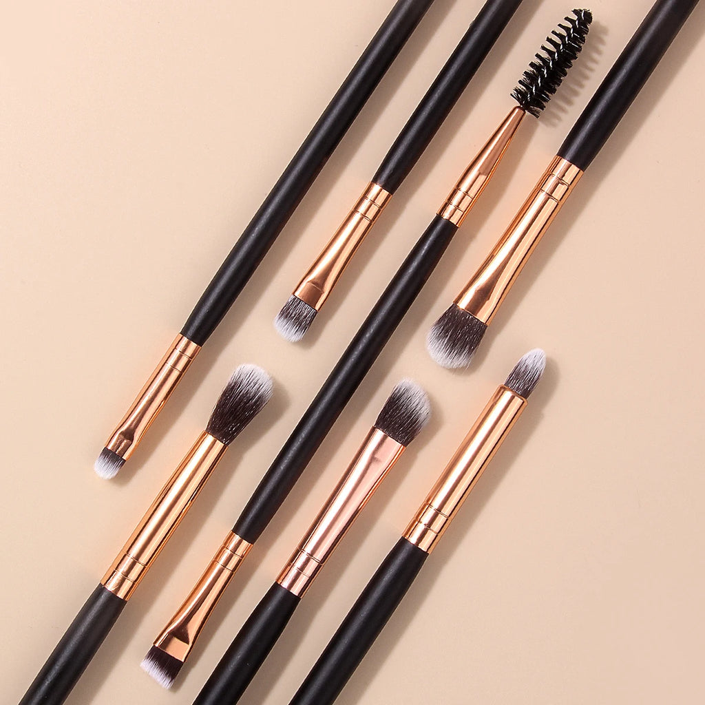 KOSSHOW 8-Pc Eye Makeup Brush Set | Blending & Eyeshadow Eye Makeup Brush Set QXL