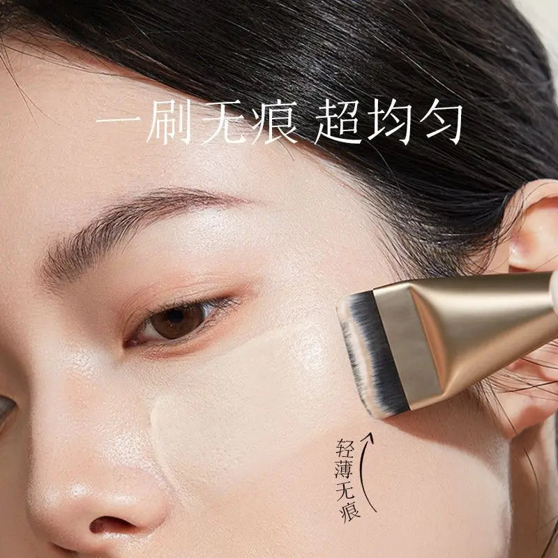 Flat Head Liquid Foundation Brush | Seamless Blade Makeup Foundation Makeup Brush QXL