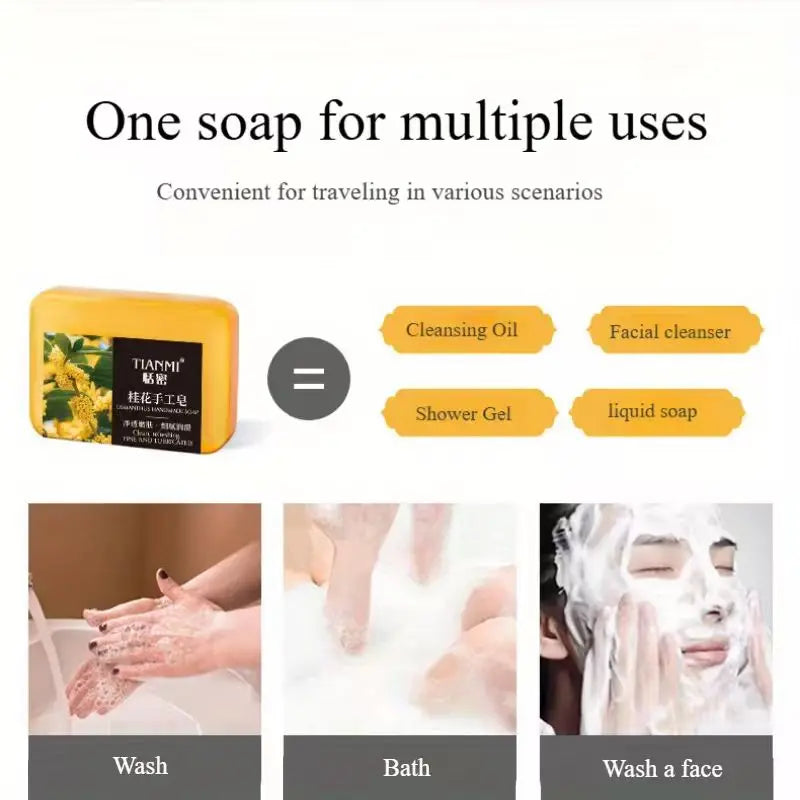 2-Pack Lavender Handmade Soap | Cleansing & Moisturizing Bar Handmade Soap Bar QXL