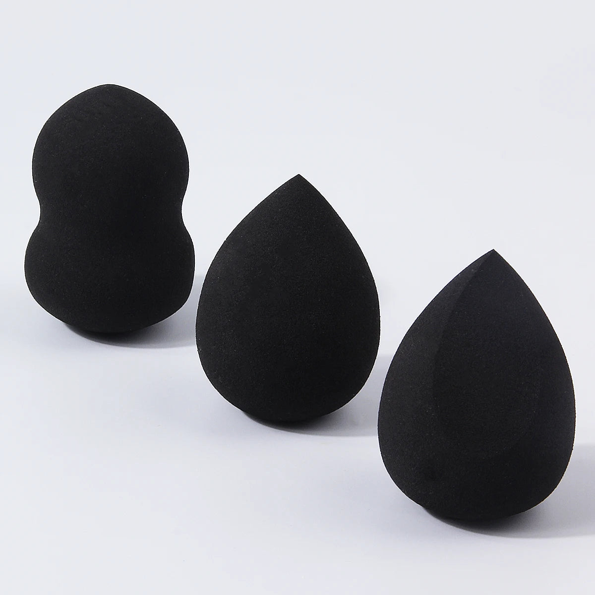 3/5-Pack Black Water-Activated Makeup Sponge Powder Puff Set Makeup Sponge Set QXL