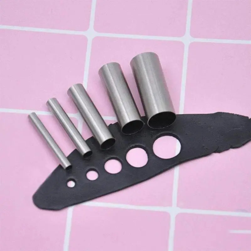 12-Piece Round Clay Cutter Set | Circle Punch Fondant & Craft Clay Cutter Set QXL