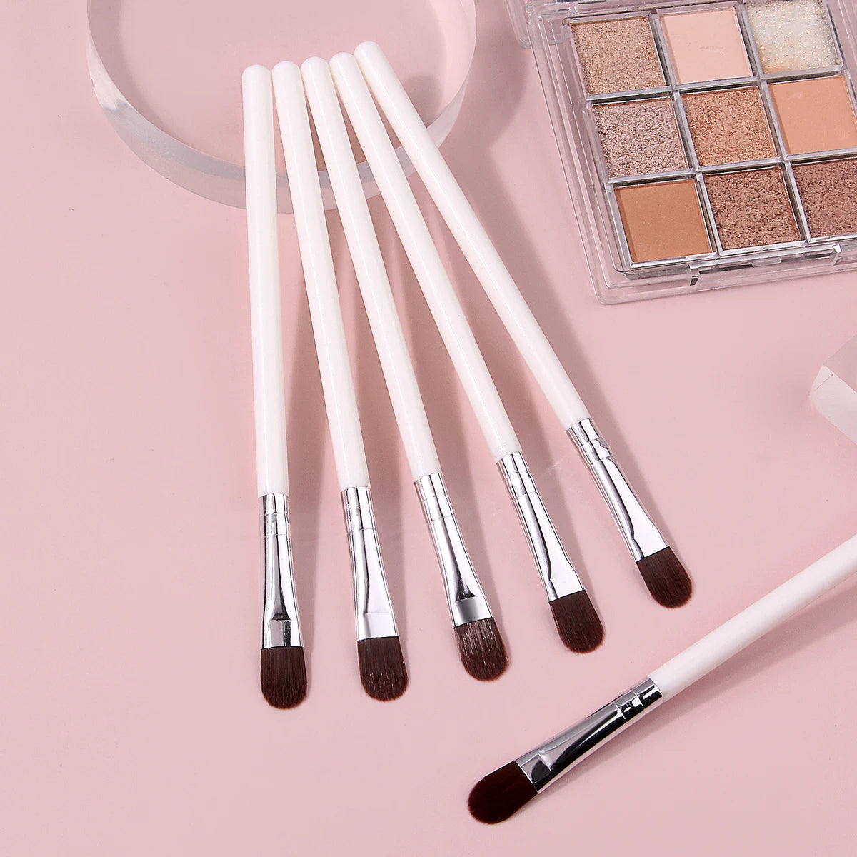 KOSSHOW 6-Piece Eyeshadow Brush Set | Nylon Makeup Brushes Eyeshadow Brush Set QXL