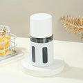 4-in-1 Refillable 60ml Travel Bottle Set with Pump Dispensers Travel Bottle Set QXL round Gray