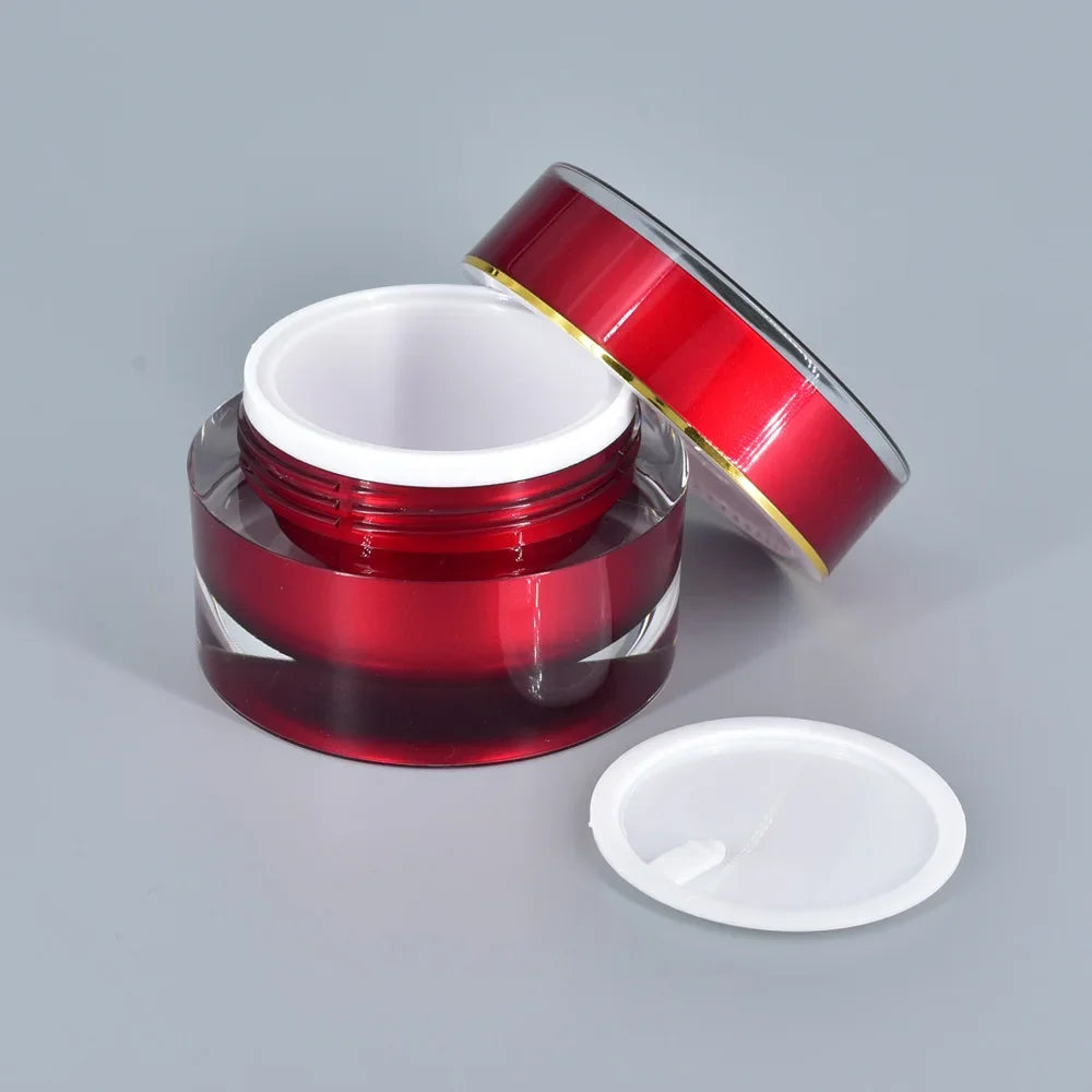 PS Acrylic Cream Jar 10g 15g 20g | Thick Bottom Cosmetic Bottle Cosmetic Cream Jar QXL