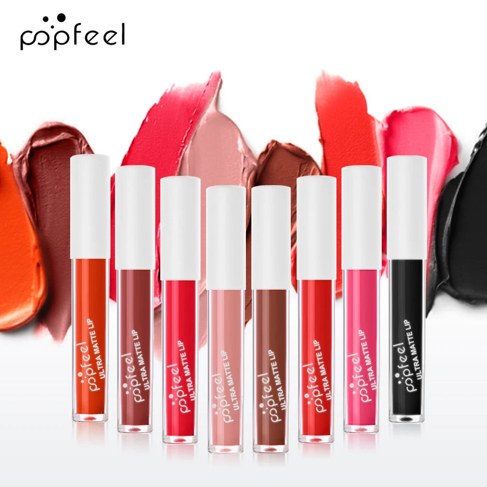 POPFEEL Candy Color Lip Gloss | Non-Stick Long-Lasting Glaze Lip Gloss QXL