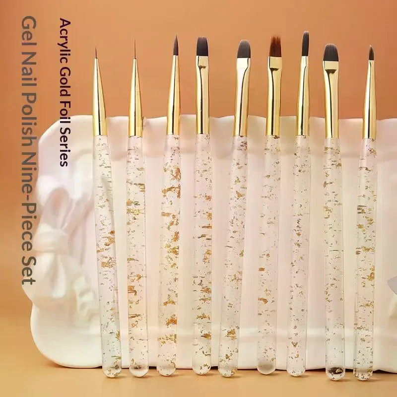 Nail Art Detail Brush | Acrylic Handle Gel Fine Line Tool Nail Art Brush QXL