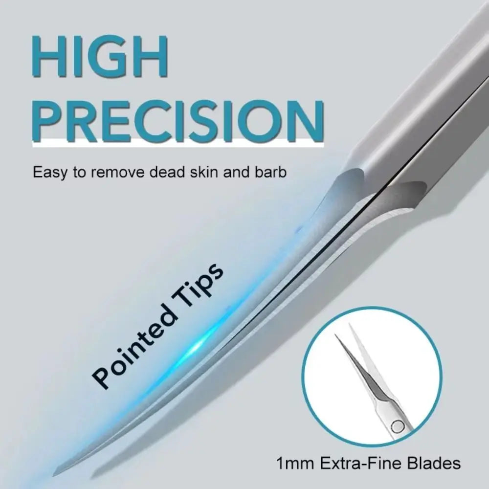 Stainless Steel Cuticle Nipper | Curved Cuticle Clipper Tool Cuticle Nipper QXL