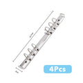 4-Pack A5 6-Ring Binder Mechanism Replacement Kit + Screws Ring Binder Mechanism QXL AECH04-11585