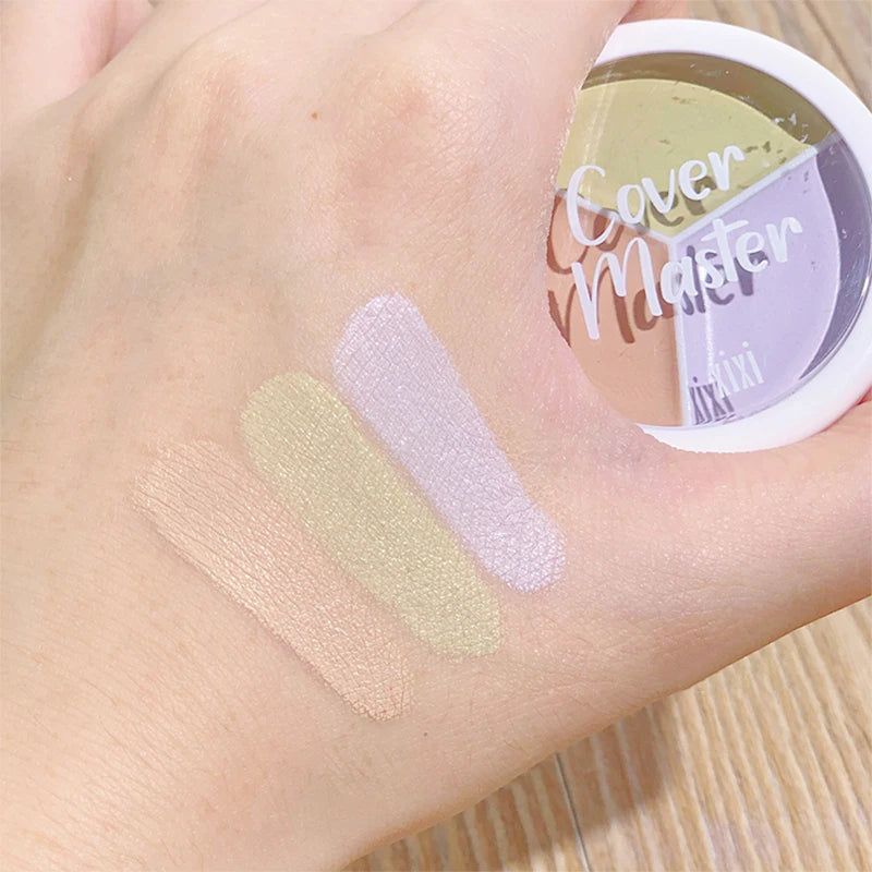 3-in-1 Triple Shade Concealer Cream | Full Coverage Foundation Concealer Cream QXL