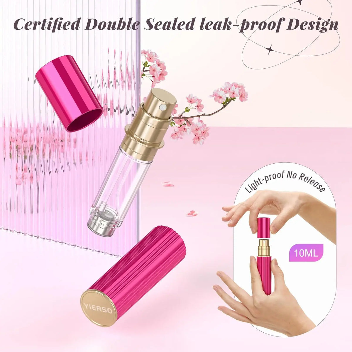 10ml Refillable Travel Perfume Atomizer | Pocket Spray Bottle Perfume Atomizer QXL