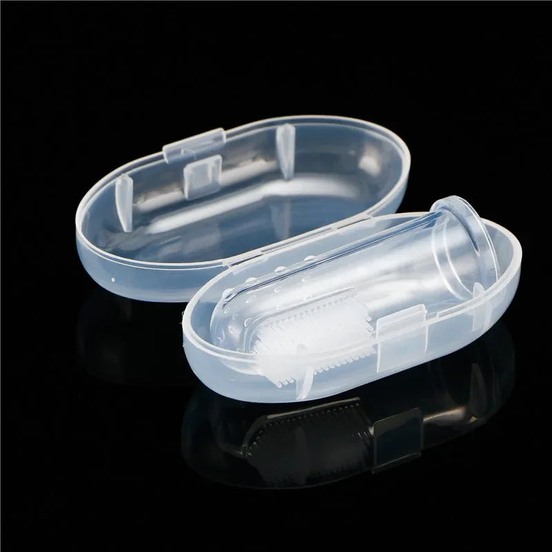 Soft Silicone Pet Finger Toothbrush for Dogs & Cats Pet Finger Toothbrush QXL