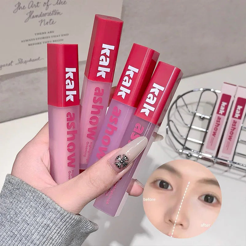 Kakashow Liquid Concealer | Lightweight Natural Brightening Finish Liquid Concealer QXL