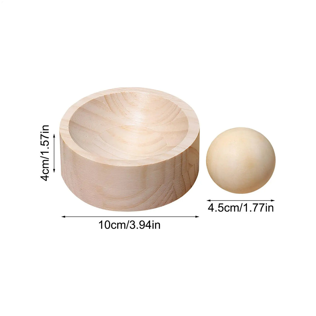 Wooden Dumpling Press Tool | Natural Pine Dough Skin Maker Dumpling Press Tool QXL