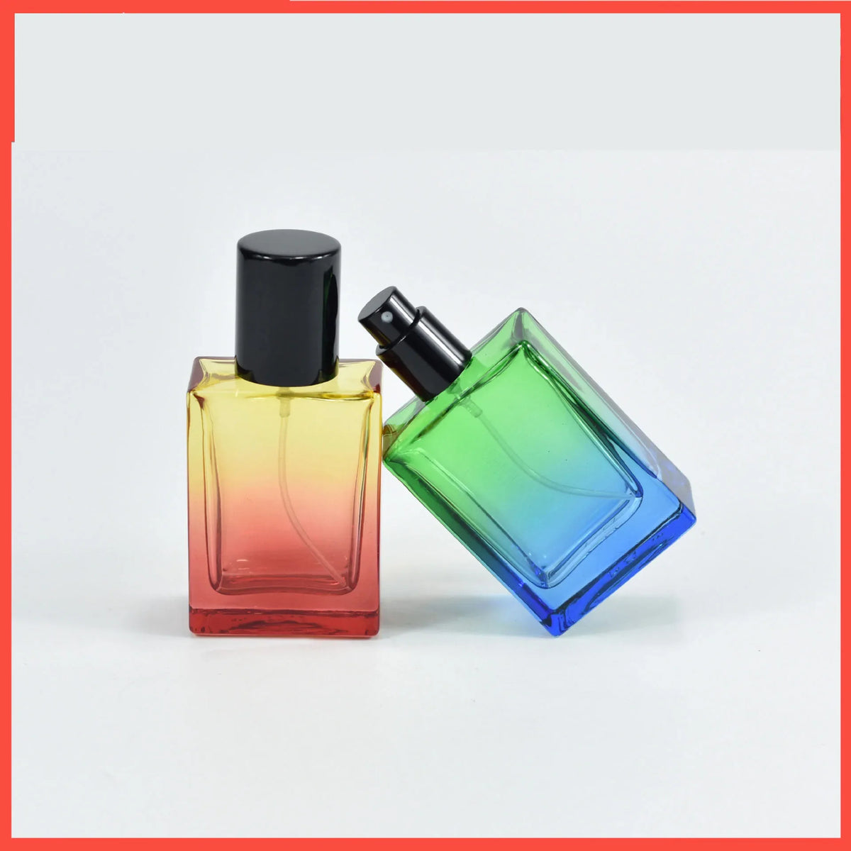 30ml Glass Gradient Perfume Bottle | Refillable Mist Atomizer Perfume Atomizer QXL
