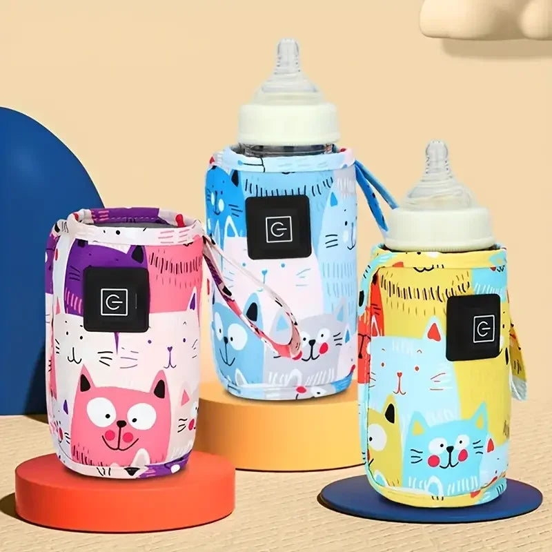 USB Baby Bottle Warmer Travel Bag | Portable Stroller Insulated Baby Bottle Warmer QXL