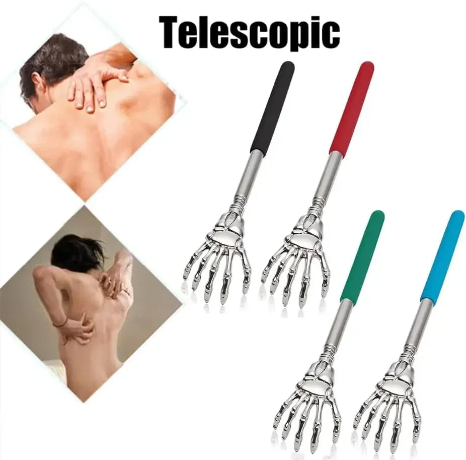 Telescopic Stainless Steel Back Scratcher – Extends to 23" Back Scratcher QXL