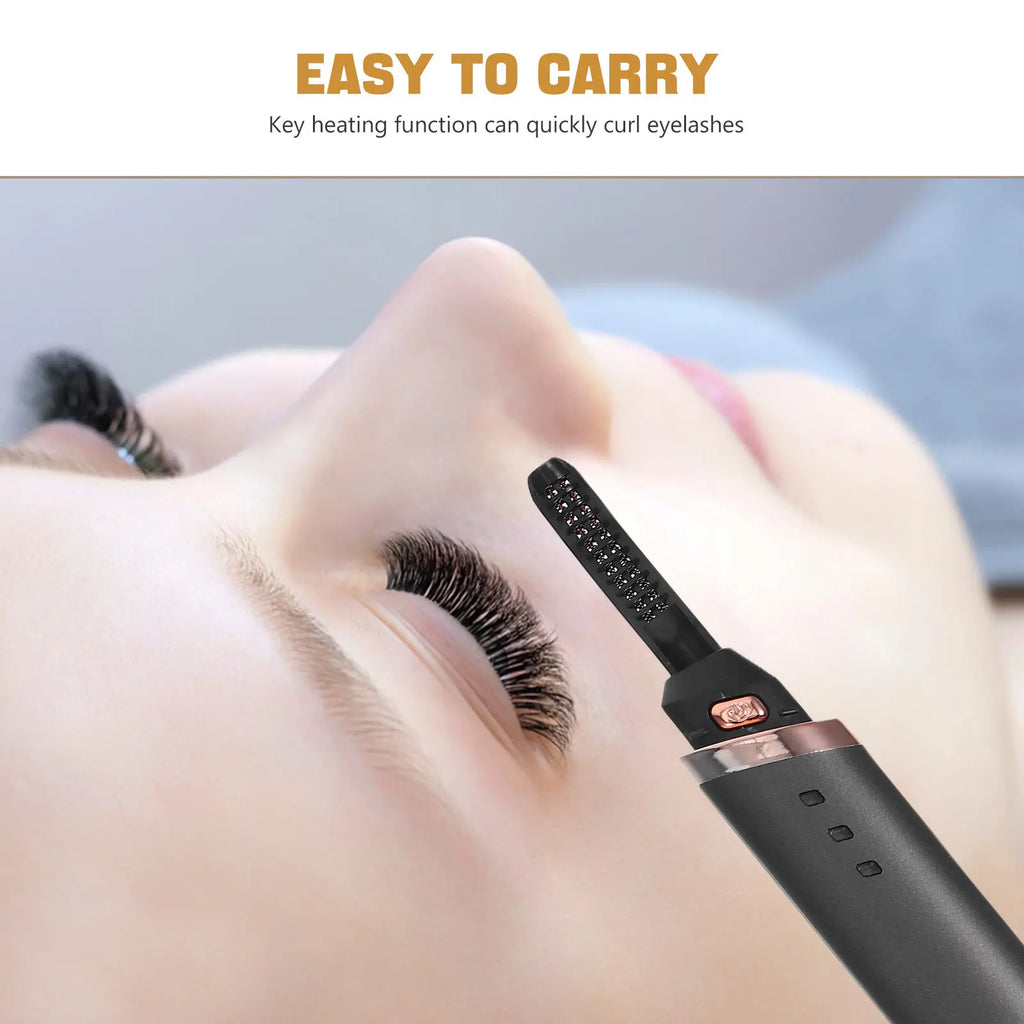 Rechargeable Heated Electric Eyelash Curler | Temp Control Heated Eyelash Curler QXL