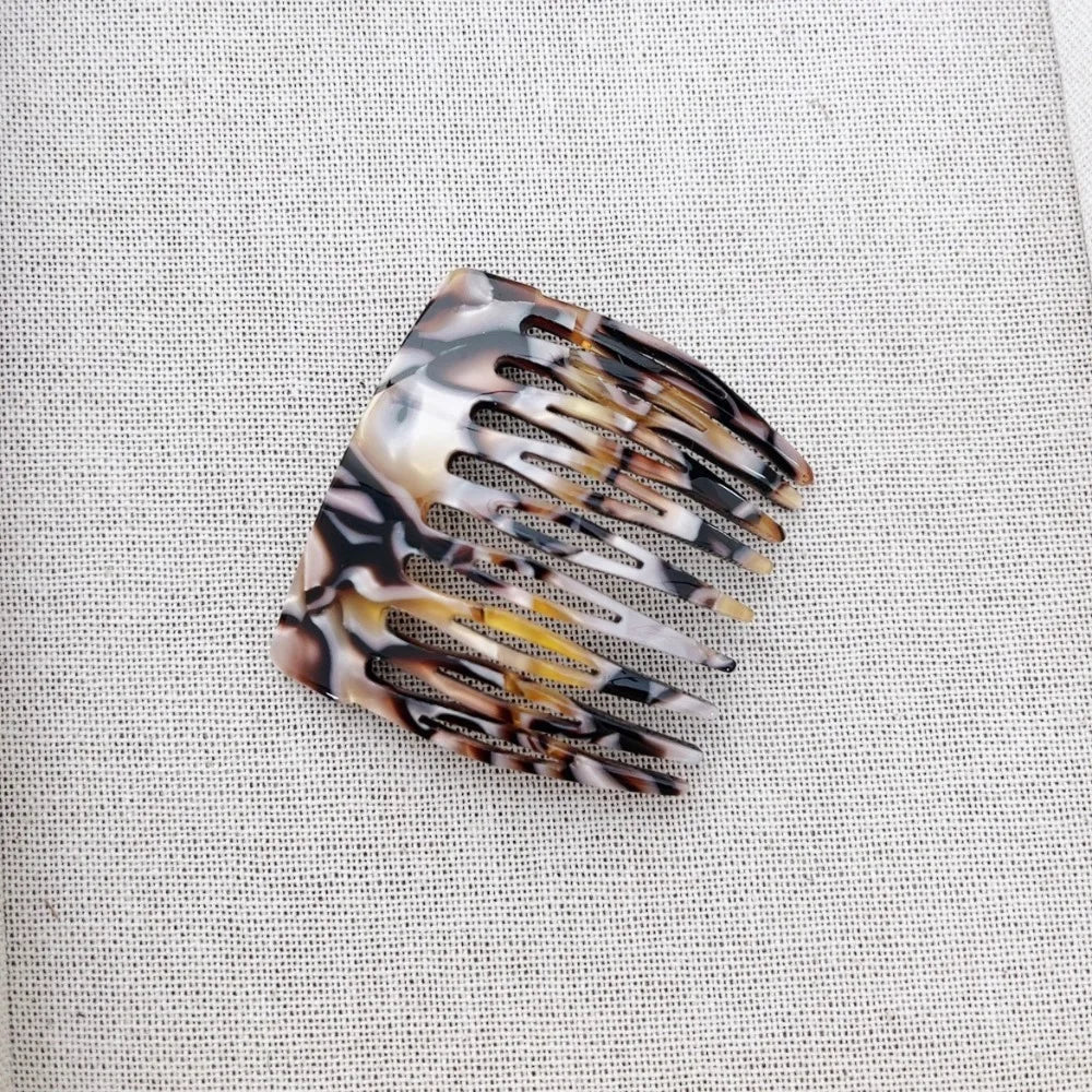 French Side Slide Hair Comb | Bun & Braid Styling Clip Hair Slide Comb QXL E
