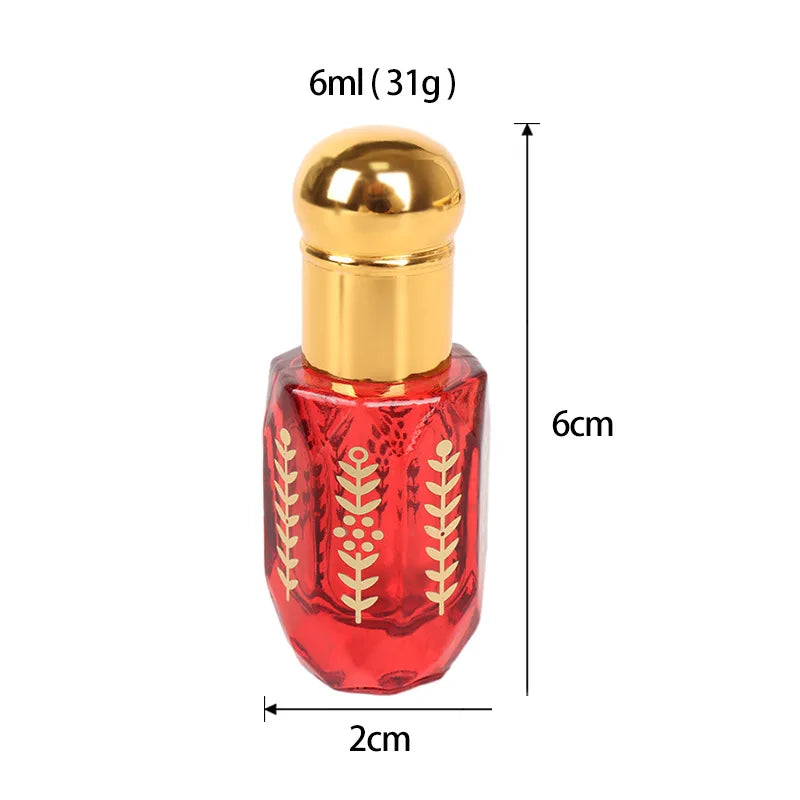 6ml Glass Roll-On Bottle | Refillable Essential Oil Roller Glass Roller Bottle QXL