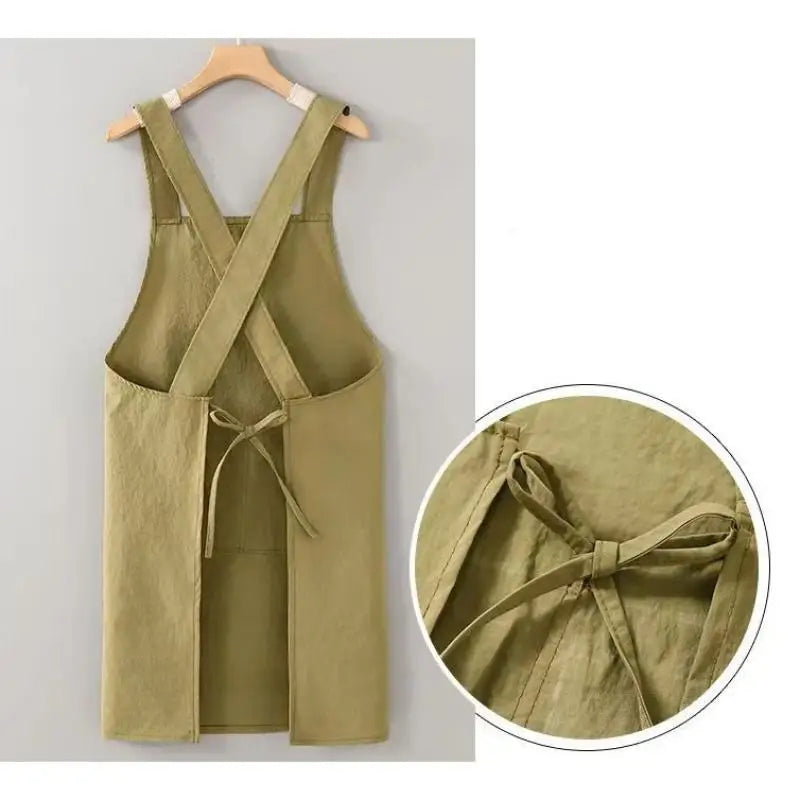 Waterproof Kitchen Waist Apron | Breathable Polyester Work Apron Kitchen Work Apron QXL