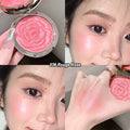 Rose Embossed 4-Shade Blush Palette | High Pigment Cheek Color Blush Palette QXL 03