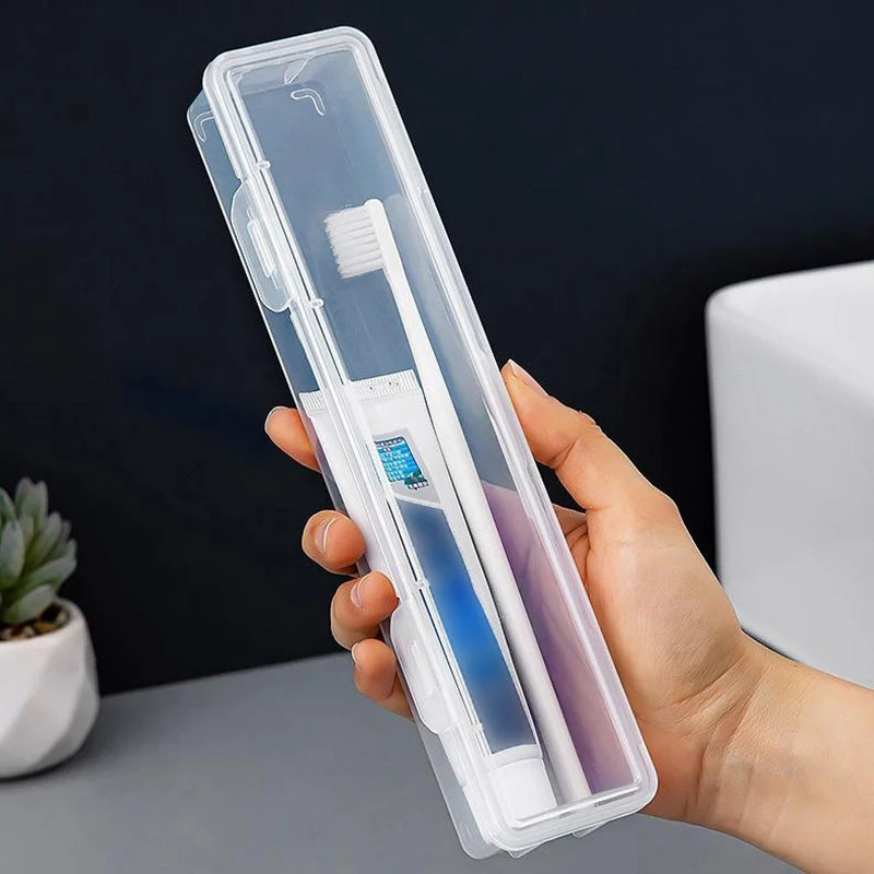 Transparent Travel Toothbrush Case | Portable PP Holder Box Toothbrush Travel Case QXL