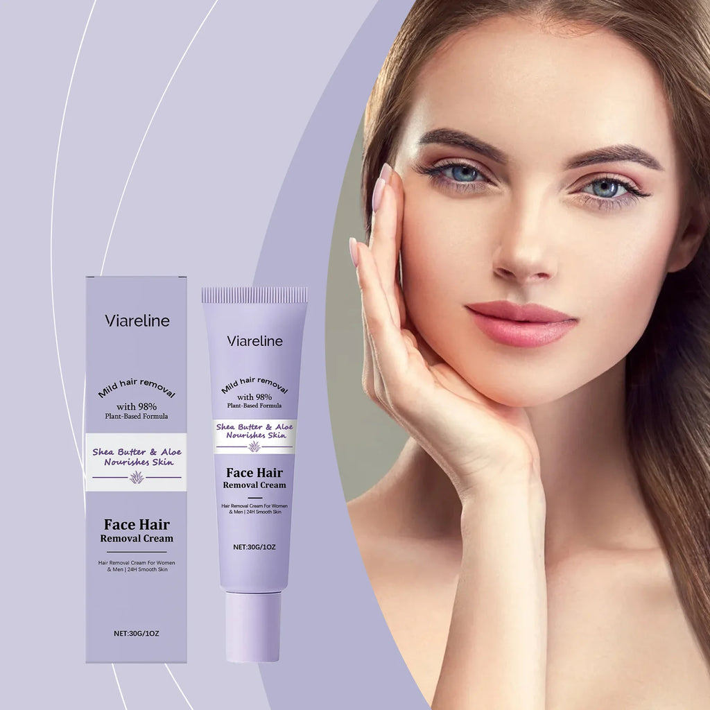 Facial Hair Removal Cream – Moisturizing & Skin Smoothing Hair Removal Cream QXL