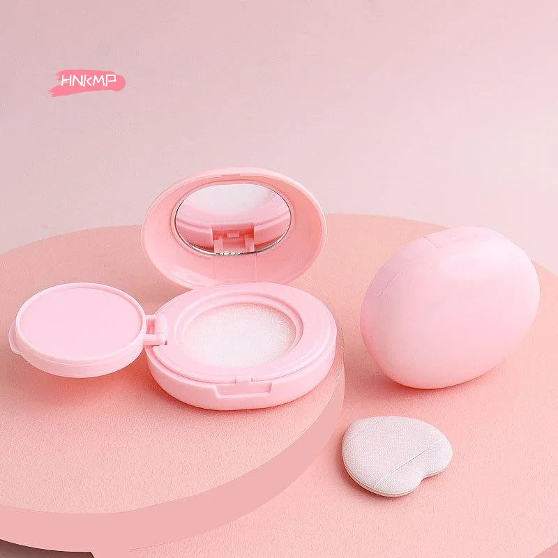 5g Refillable Air Cushion Compact Case with Puff & Mirror Cosmetic Compact Case QXL