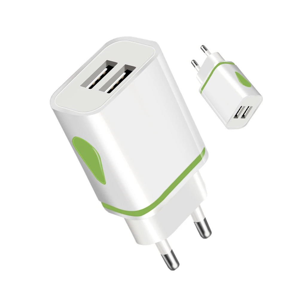 Dual Port 18W USB Wall Charger | Quick Charge 3.0 Travel USB Wall Charger QXL