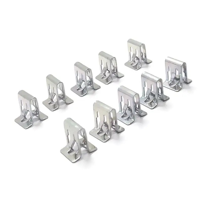 10-Pack Metal Fastener Clips | Door Sill & Dashboard Panel Car Panel Clips QXL