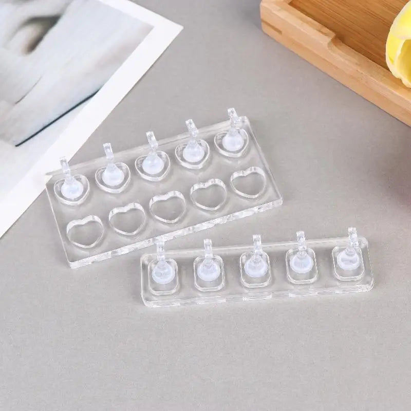 Acrylic False Nail Display Stand | 510-Grid Non-Magnetic Holder Nail Display Stand QXL