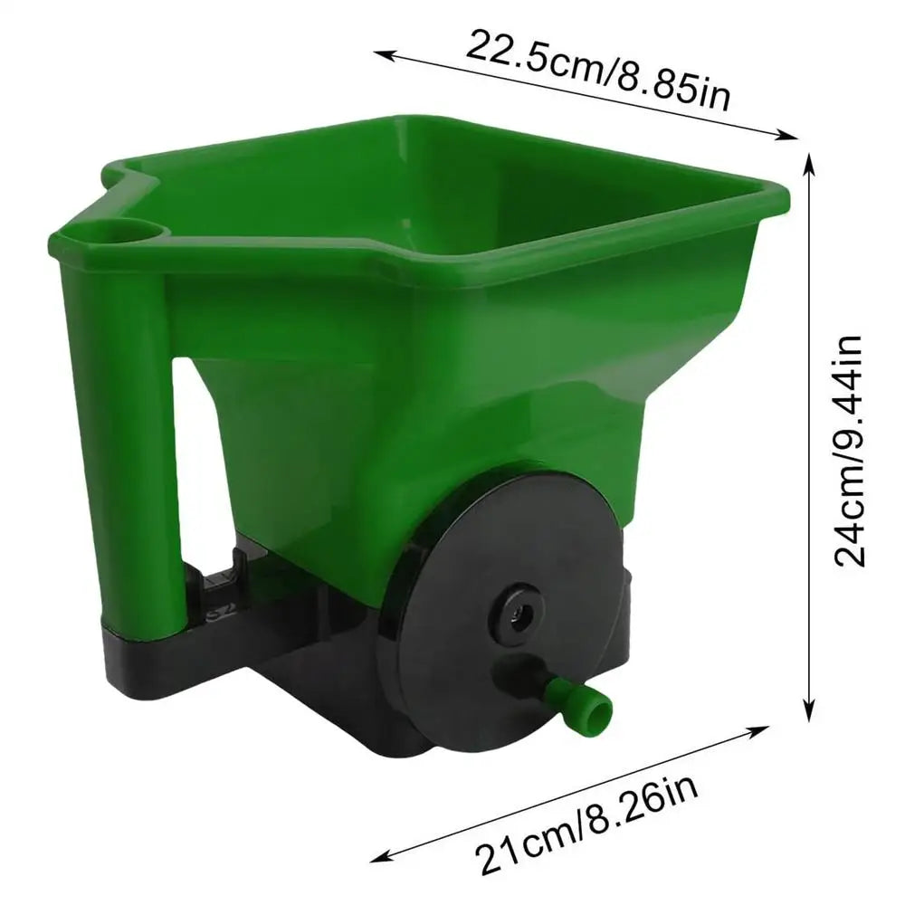Handheld Manual Lawn Spreader for Fertilizer, Seed & Salt Handheld Lawn Spreader QXL 1pcs