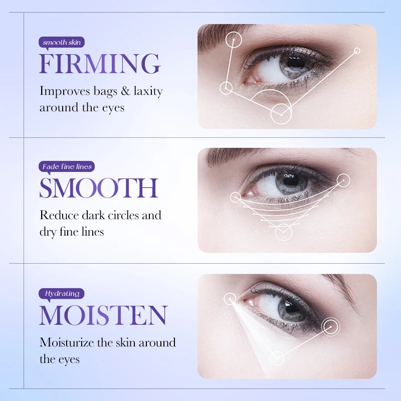BIOAQUA Retinol Collagen Eye Masks 80pcs | Moisturizing Patches Eye Mask Patches QXL