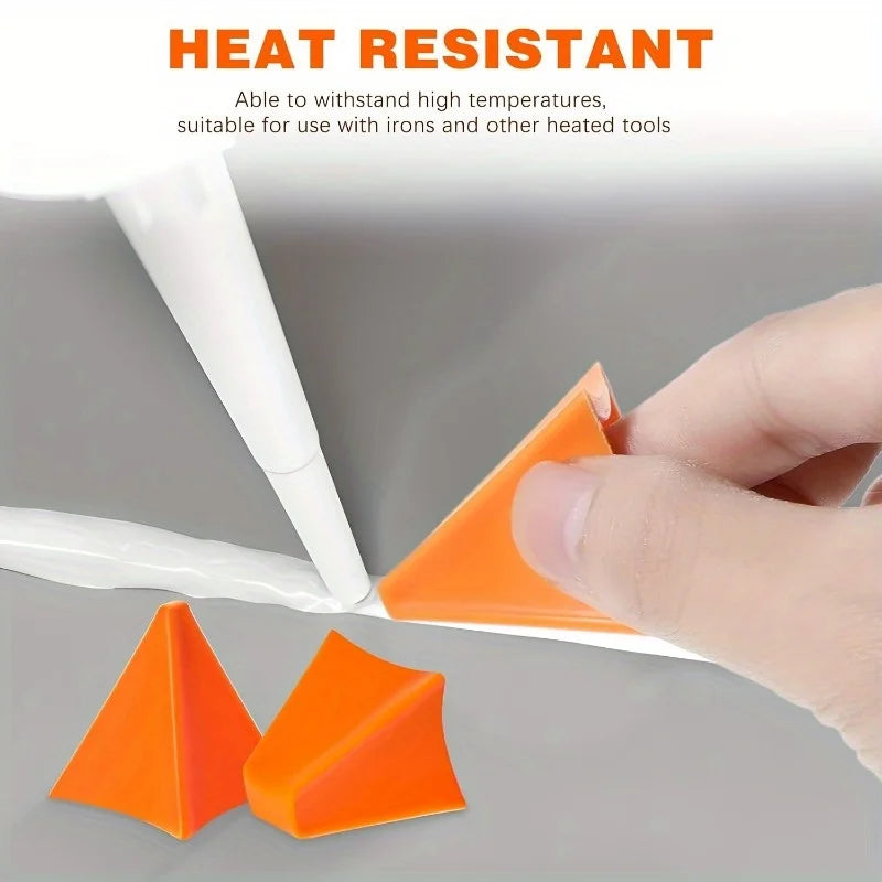 Caulk Finishing Tool | Reusable Triangular Smoothing Applicator Caulk Finishing Tool QXL