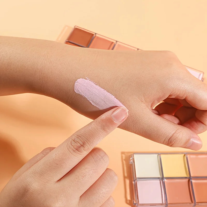 12-Color Waterproof Full Coverage Concealer Palette | Cream Concealer Palette QXL