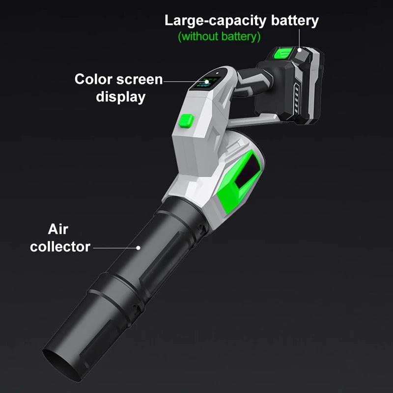 Brushless Cordless Turbo Blower 180° Swivel LED 550W | QXL X50 Cordless Turbo Blower QXL