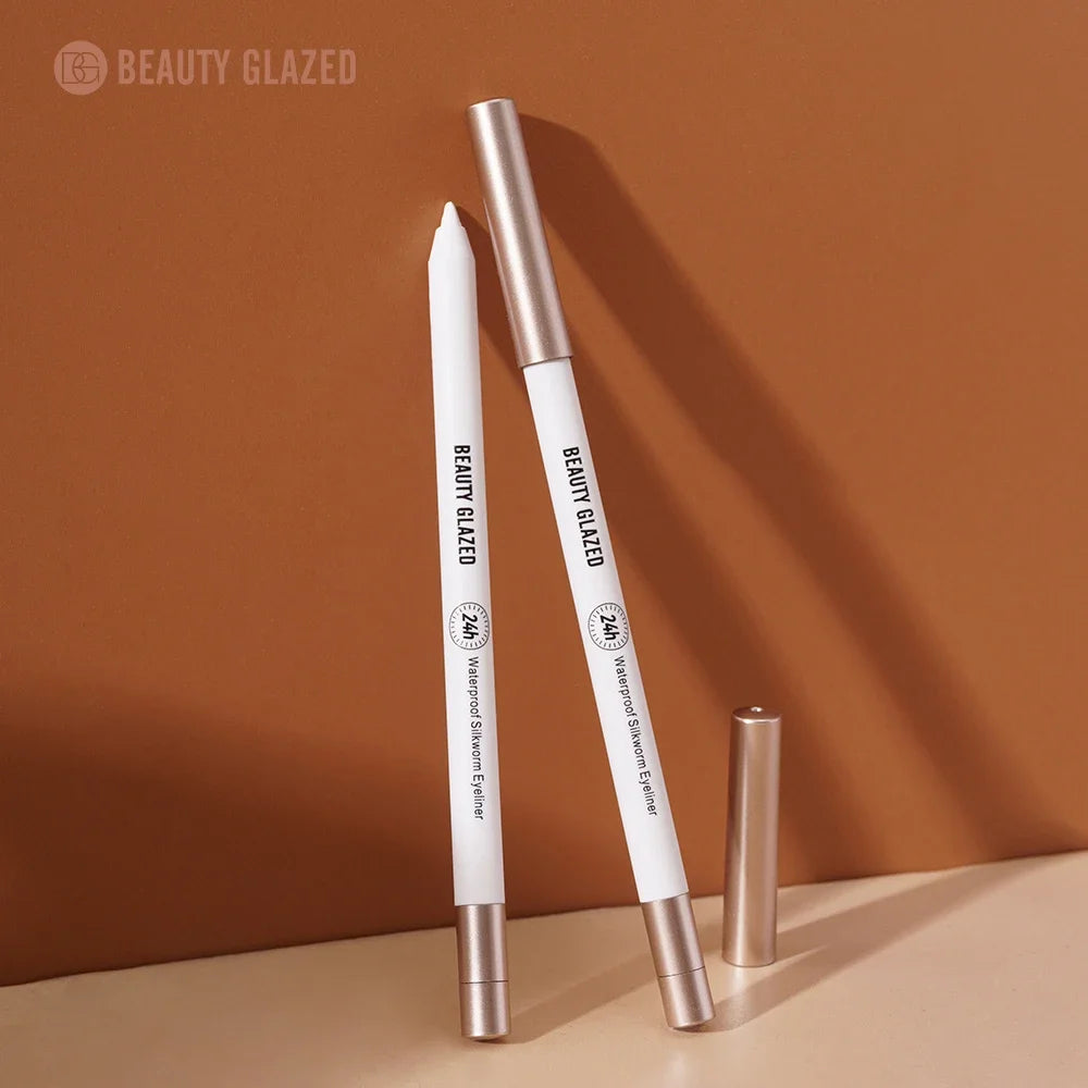 Beauty Glazed Waterproof White Gel Highlighter Eyeliner Pen Gel Eyeliner Pen QXL