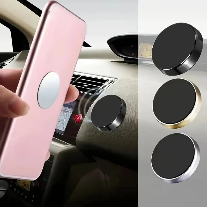 Magnetic Car Phone Mount | Round Air Vent Holder – Black Car Phone Mount QXL