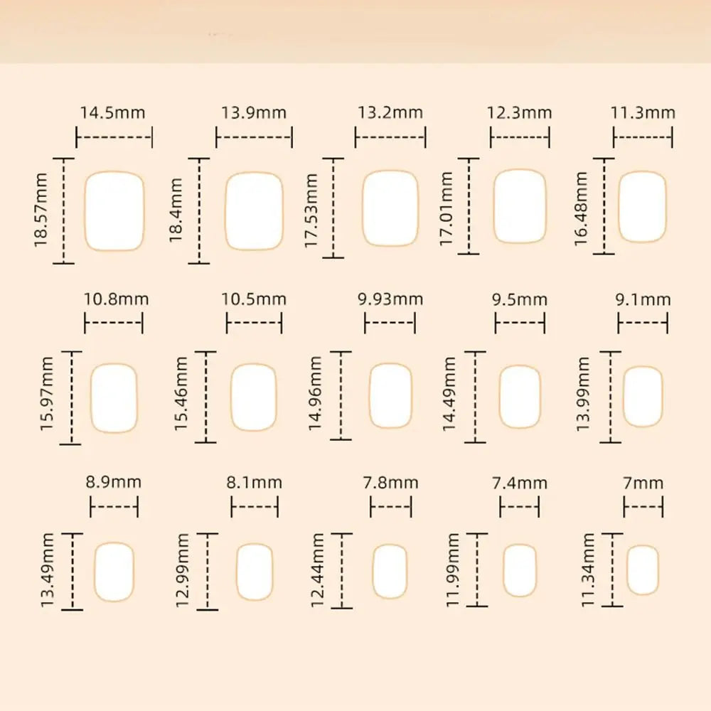 24-Pc Press On Nails | Almond Ballerina Flower Rainbow Press On Nails QXL