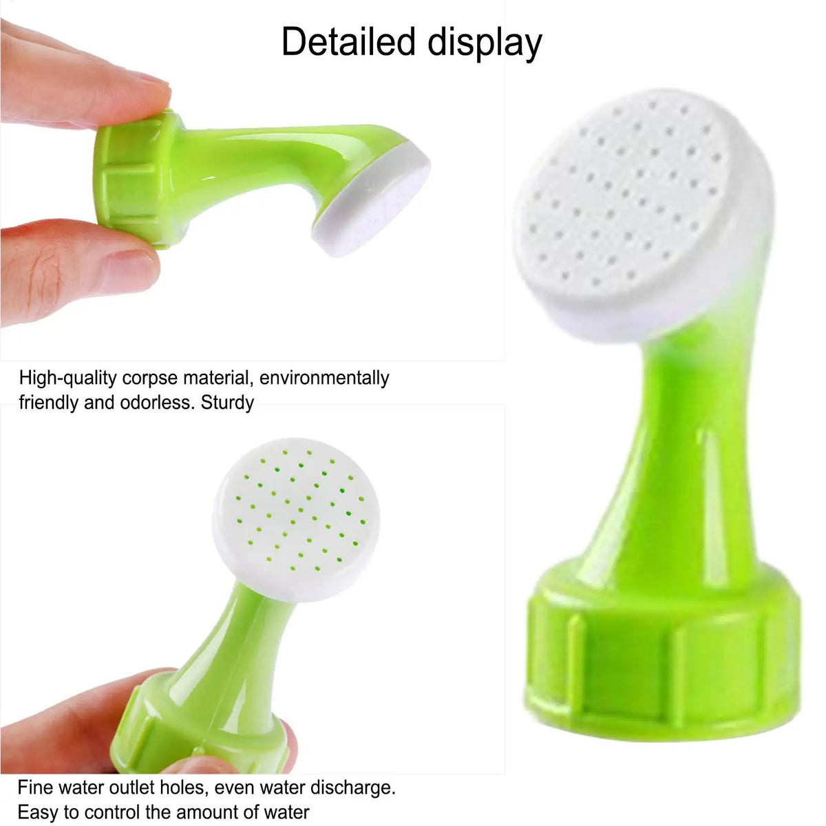 2-Pack Garden Sprinkler Bottle Cap Nozzles | DIY Irrigation Garden Sprinkler Nozzle QXL